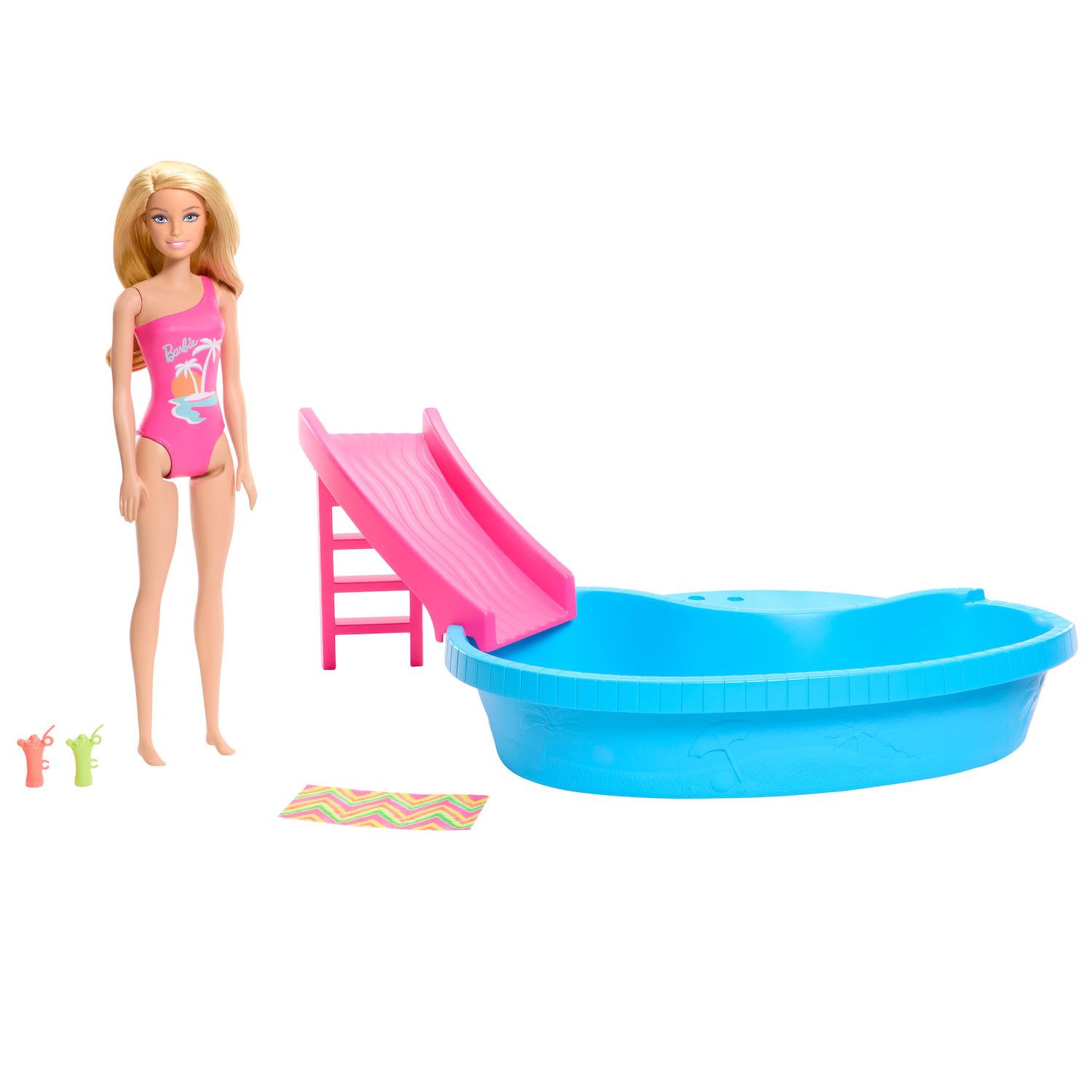 Детские куклы Barbie Doll Pool Playset & Accessories