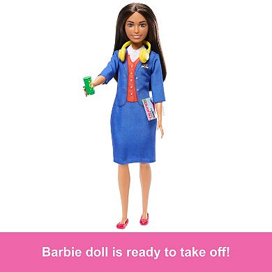 Barbie Flight Attendant Fashion Doll with Accessories