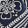 Navy Diamond Scarf