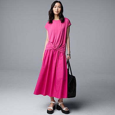 Women's Simply Vera Vera Wang Knotted Front Tee
