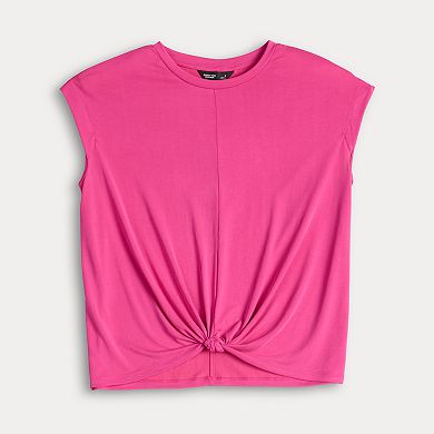 Women's Simply Vera Vera Wang Knotted Front Tee