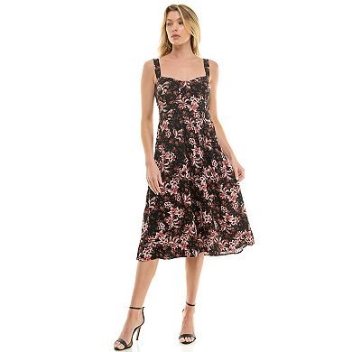 Juniors' Lily Rose Strappy Midi Dress