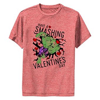 Boys 8-20 Marvel Hulk Have A Smashing Valentine's Day Performance Graphic Tee