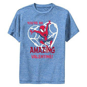 Boys 8-20 Marvel Spider-Man You're An Amazing Valentine Performance Graphic Tee