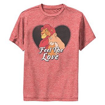 Disney's The Lion King Simba And Nala Feel The Love Boys 8-20 Performance Graphic Tee