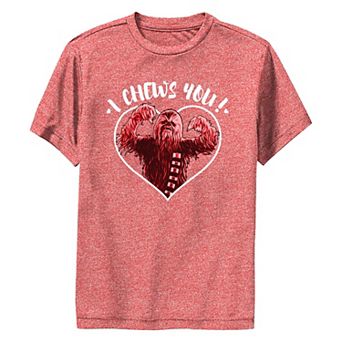 Boys 8-20 Star Wars Chewbacca I Chews You Performance Graphic Tee