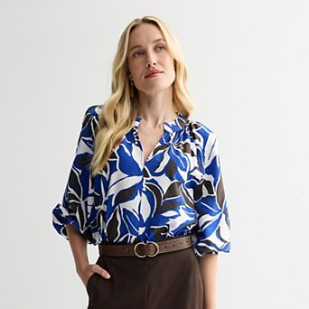 Women's Nine West Elbow Sleeve Popover