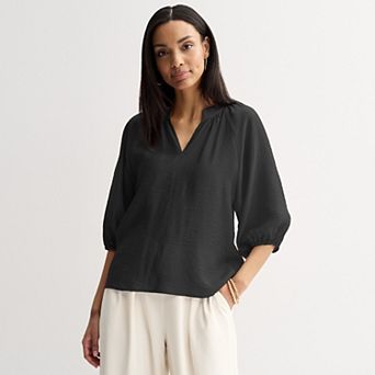 Women's Nine West Elbow Sleeve Popover