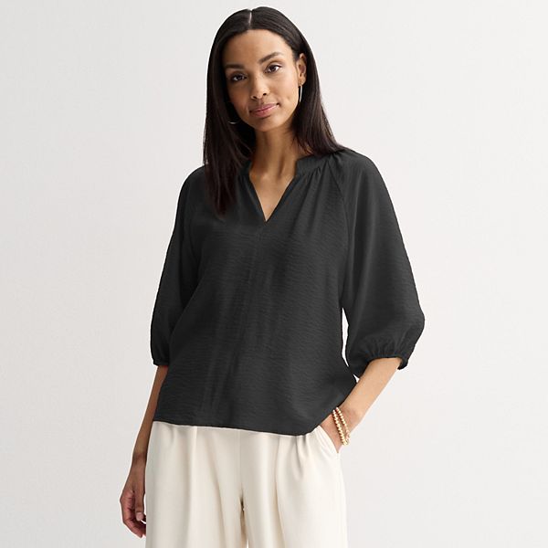 Women's Nine West Elbow Sleeve Popover