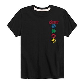 Boys 8-20 Marvel Avengers Logo Left Chest Graphic Tee