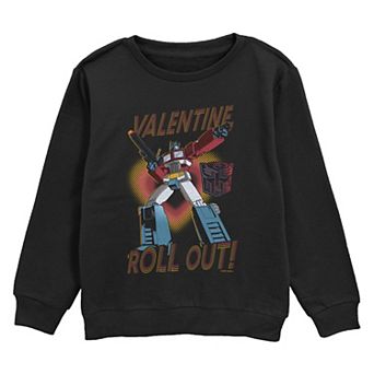 Boys 8-20 Transformers Optimus Prime Valentine Roll-Out Fleece Sweatshirt