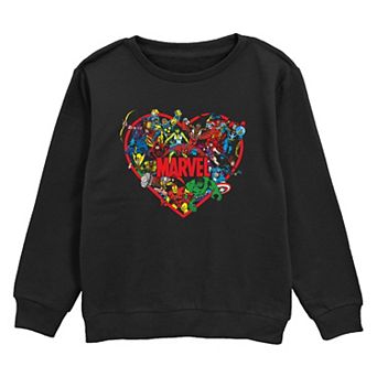 Boys 8-20 Marvel The Avengers Heart Group Fleece Sweatshirt