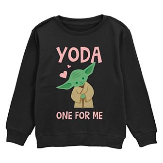 Boys 8-20 Star Wars Yoda One For Me Fleece Sweatshirt