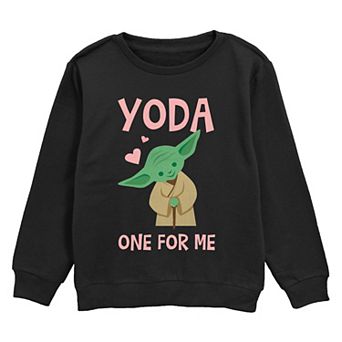Boys 8-20 Star Wars Yoda One For Me Fleece Sweatshirt