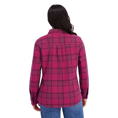 Women's ZeroXposur Billy Long Sleeve Fleece Plaid Shirt