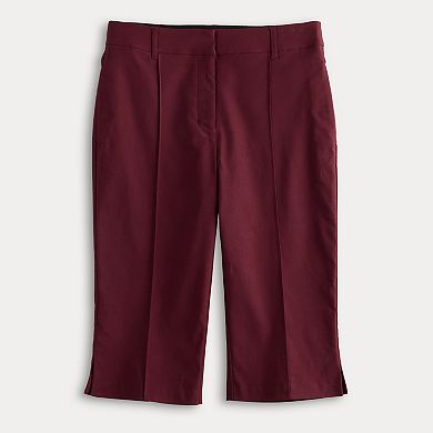 Women's Nine West Slide Slit Capri Pants