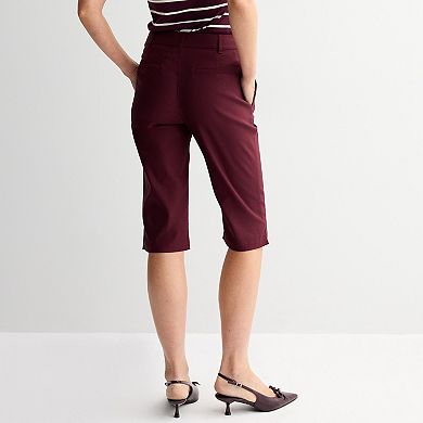 Women's Nine West Slide Slit Capri Pants