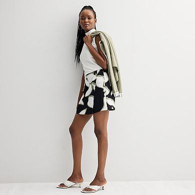 Women's Nine West Asymmetrical Wrap Skort