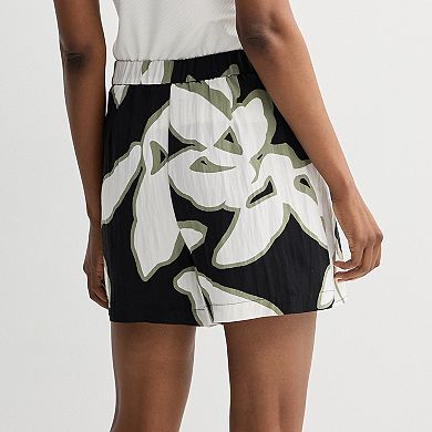Women's Nine West Asymmetrical Wrap Skort