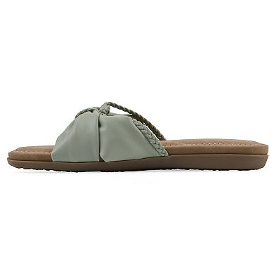 Cliffs by White Mountain Fasha Women's Slide Sandals