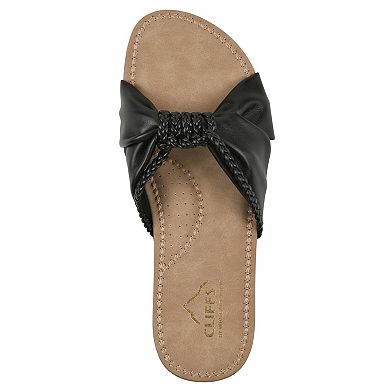 Cliffs by White Mountain Fasha Women's Slide Sandals
