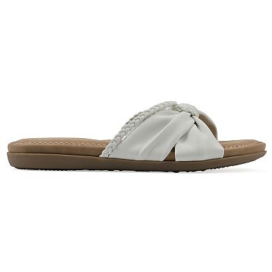Cliffs by White Mountain Fasha Women's Slide Sandals