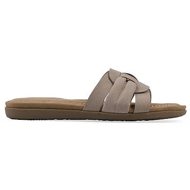 Cliffs by White Mountain Fraley Women's Slide Sandals