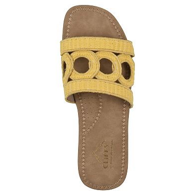 Cliffs by White Mountain Fraly Women's Slide Sandals