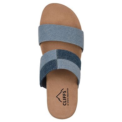 Cliffs by White Mountain Tammy Women's Slide Sandals