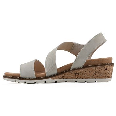Cliffs by White Mountain Tinnley Women's Wedge Sandals