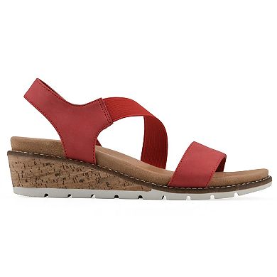 Cliffs by White Mountain Tinnley Women's Wedge Sandals