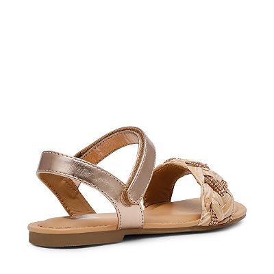 DV by Dolce Vita Callub Girls Woven Strap Sandals