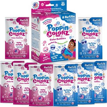 South Beach Bubbles PoppinColorz Variety 8 pack refills