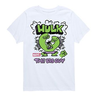 Boys 8-20 Marvel Hulk The Big Guy Sketch Graphic Tee