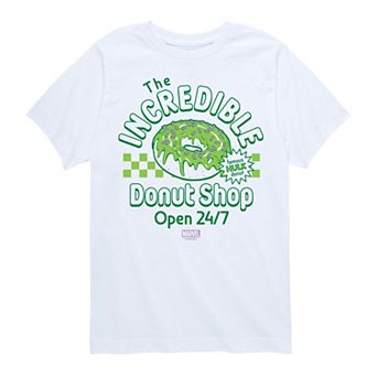 Boys 8-20 Marvel Hulk The Incredible Donut Shop Graphic Tee