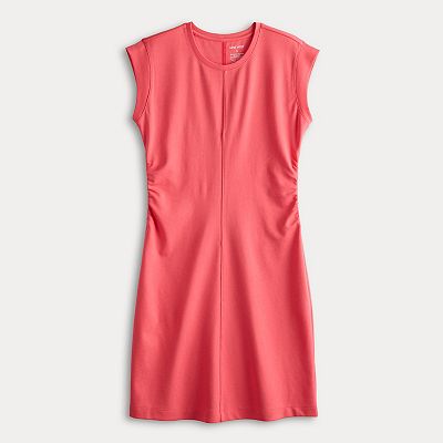 nine west ruched dress Women's Nine West Mesh Ruched Dress