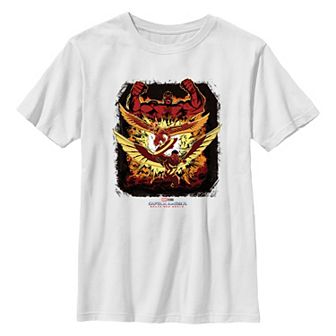 Boys 8-20 Marvel Captain America Brave New World Explosion Poster Graphic Tee