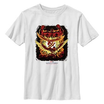 Boys 8-20 Marvel Captain America Brave New World Explosion Poster Graphic Tee