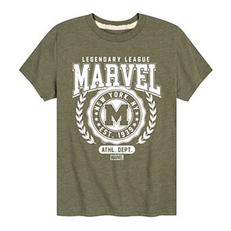 Boys 8-20 Marvel Athletic Dept. Collegiate Graphic Tee