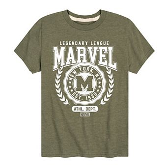Boys 8-20 Marvel Athletic Dept. Collegiate Graphic Tee
