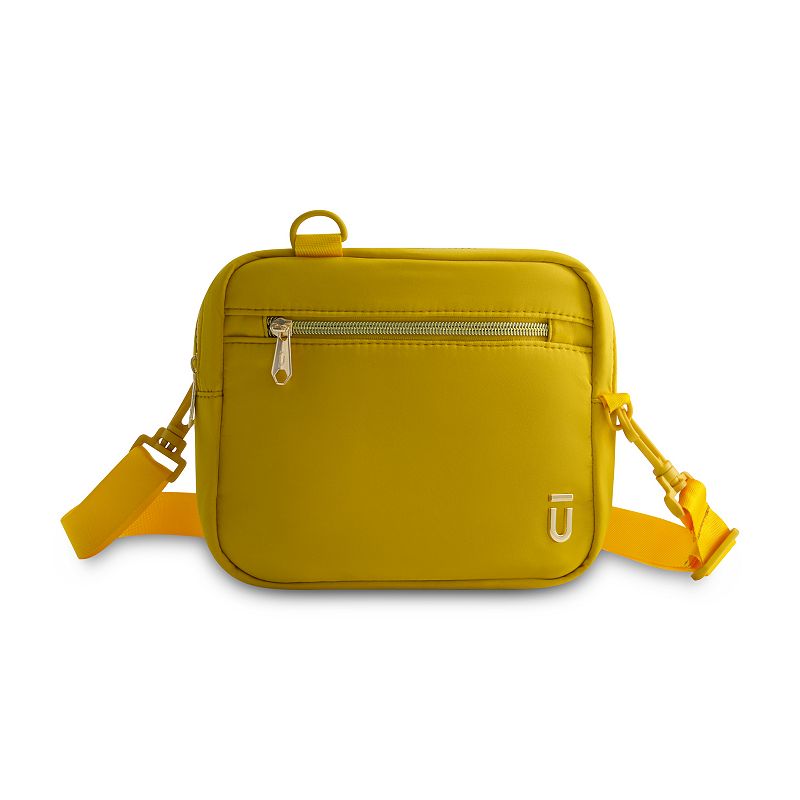 Ful Puffer Crossbody Bag, Yellow