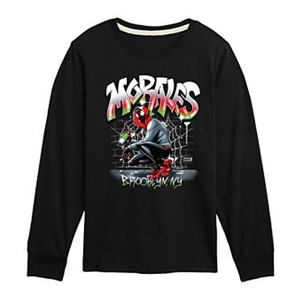 Boys 8-20 Marvel Spider-Man Miles Morales Long Sleeve Graphic Tee
