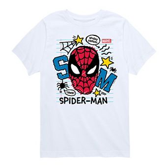 Boys 8-20 Marvel Spider-Man Spidey Sense Sketch Graphic Tee