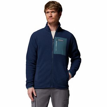 Men's Columbia Pebbled Full Zip Fleece
