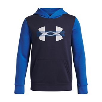 Boys 8-20 Under Armour Rival Fleece Colorblock Graphic Hoodie