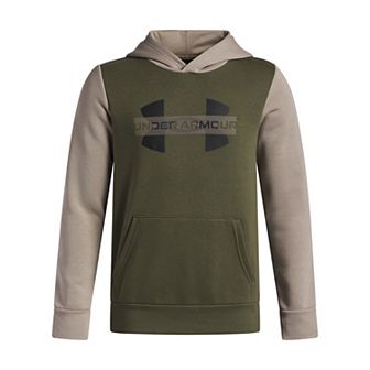 Boys 8-20 Under Armour Rival Fleece Colorblock Graphic Hoodie
