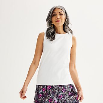 Women's Croft & Barrow® Bateau Tank Top