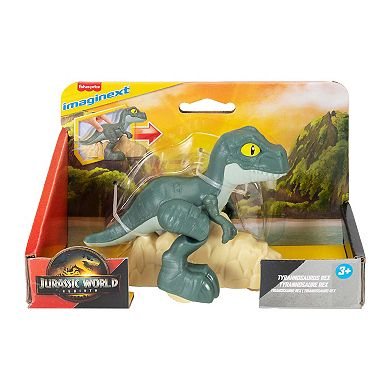 IMAGINEXT Jurassic World Tyrannosaurus Rex Dinosaur Toy with Wheels