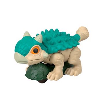 IMAGINEXT Jurassic World Ankylosaurus Dinosaur Toy with Wheels & Wiggling Motion