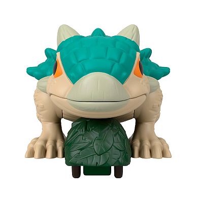 IMAGINEXT Jurassic World Ankylosaurus Dinosaur Toy with Wheels & Wiggling Motion